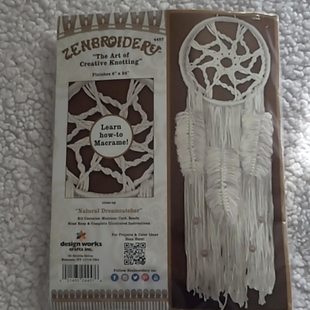 Dreamcatcher Macrame DIY Kit NWT